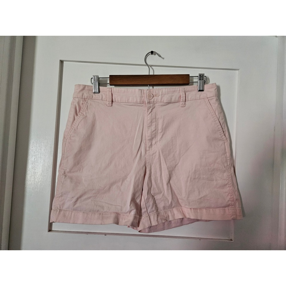 A New Day Women's Pink Stretch Cuffed Denim Shorts Size 10